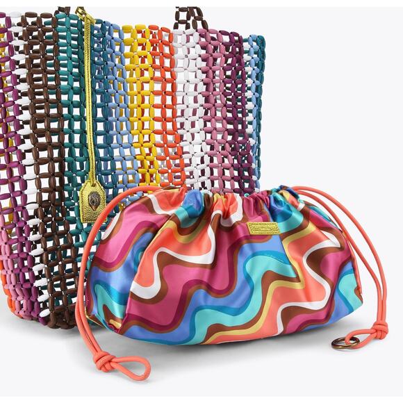 Kurt Geiger London Beaded Kensington Shopper NWT - Picture 4 of 5